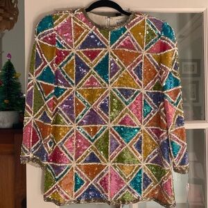 Oleg Cassini Vintage Black Tie